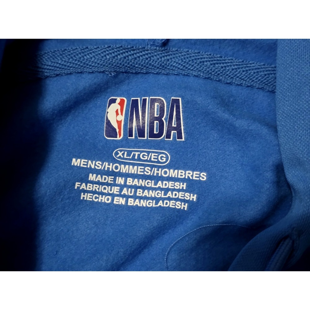 Brand New Men's NBA OKC Thunder Blue Hooded Sweater Size XL Warm -X Large - Picture 13 of 16